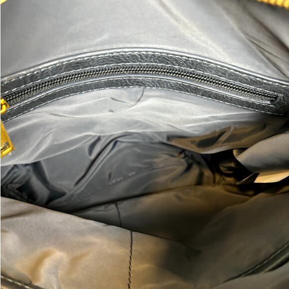 Fawn Vegan Leather Blue Slouch Tote Shoulder Crossbody Weekend Casual Bag NWT - Picture 5 of 6